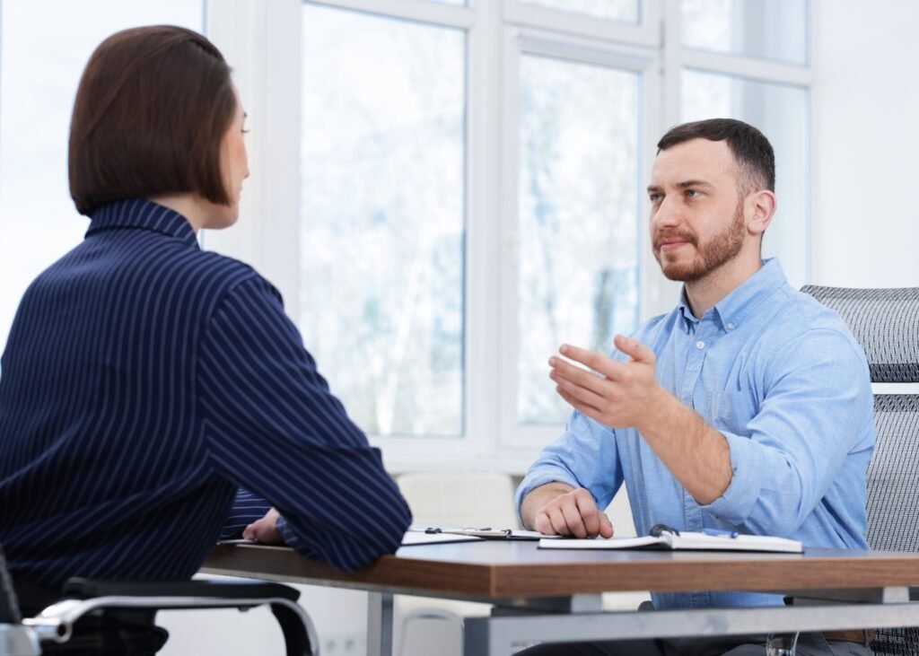 Confidential executive career consultation meeting in Dubai UAE