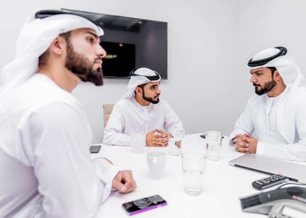 Confidential executive career consultation meeting in Dubai UAE